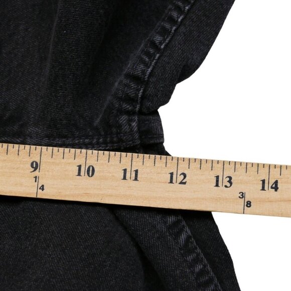 Vintage Levi’s Jeans Women’s 13M black 517 Slim fit bootcut mid rise Y2K - Picture 11 of 12